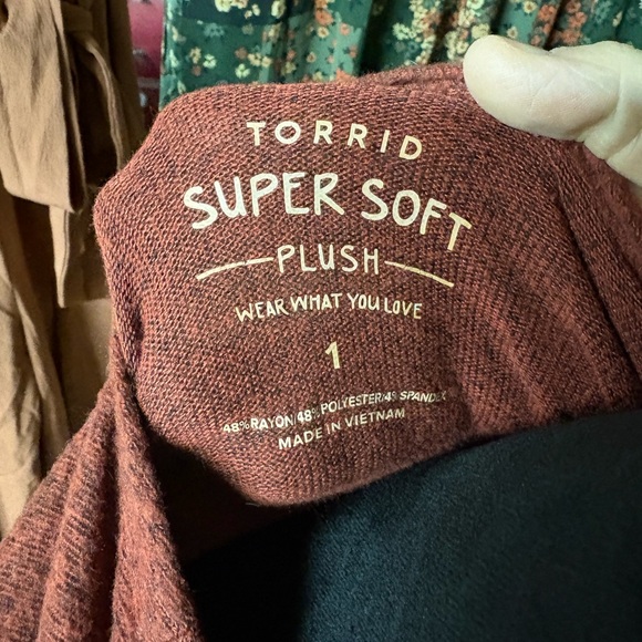 Torrid Rust Open-Front Long Cardigan - Picture 6 of 6